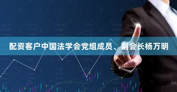 配资客户中国法学会党组成员、副会长杨万明
